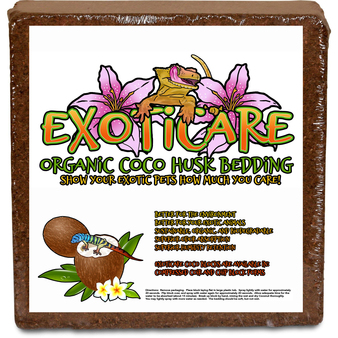 Exoticare Organic Coco Husk Coir Bedding